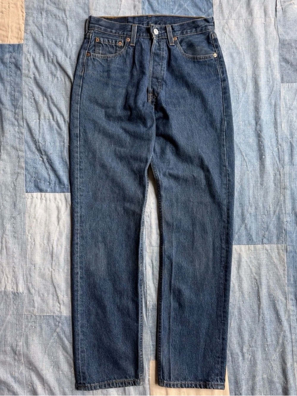 Vintage 90s Dark Wash Levi’s 501 Made In USA Women’s 28x30